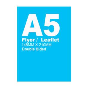 Flyers – Gloss Paper 113 gsm – Double Print – A5
