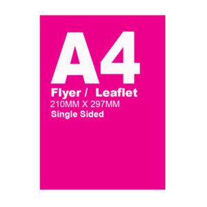 Flyers – Gloss Paper 113 gsm – Single Print – A4
